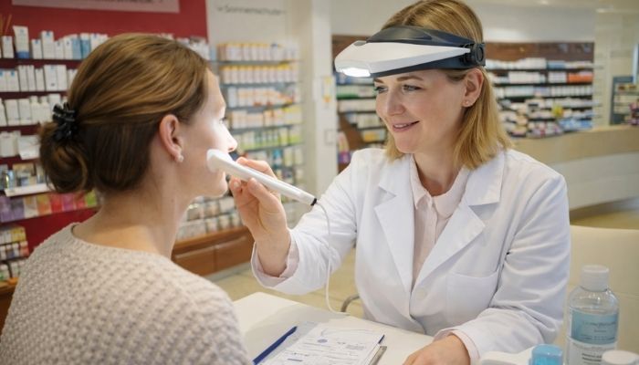 Hautanalyse in der Pasteur Apotheke München-Großhadern